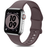 Malla Para Iwatch Series 7,6,5,4,3,2,1,se/violeta Ahumado