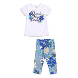 Conjunto Infantil Momi Blusa E Legging Floral