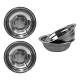 Bowl Compotera 13 Cm Cuenco Acero Inoxidable Set X4 