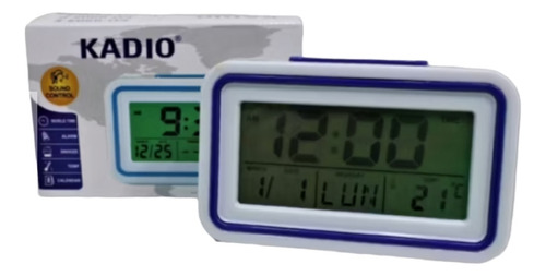Reloj Despertador Digital Mesa Sensor Voz Alarma