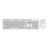 Kit Mouse E Teclado Wireless Sem Fio Dell Km636 Português Cor Do Mouse Branco Cor Do Teclado Branco