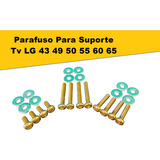 Kit 4 Parafuso M6 4x 45mm Suporte Tv LG 43 49 50 55 60 65 