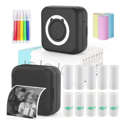 Mini Impresora Térmica Portátil Bluetooth Inalámbrica | MercadoLibre