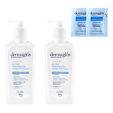  Pack X2 Dermaglos Crema Hidratante Acido Hialuronico X 300g