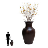 1 Vaso D Decorativo Planta Flores Polietileno Plastico 70x40