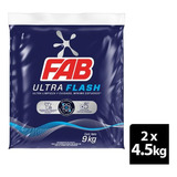 Fab Detergente En Polvo Ultra Flash 2 Unidades / 4.5 Kg