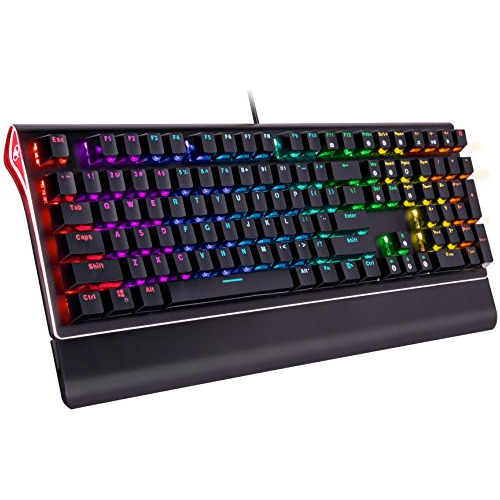 Teclado De Juego Mecánico, Retroiluminación Led Rgb, ...