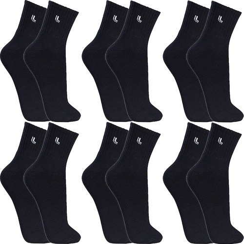 Kit 6 Pares Meia Lupo Cano Médio Masculina Original