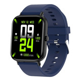 Smart Watch Match 200 Sport Soul Band Control Ritmico Color De La Caja Violeta Oscuro Color De La Malla Azul Marino