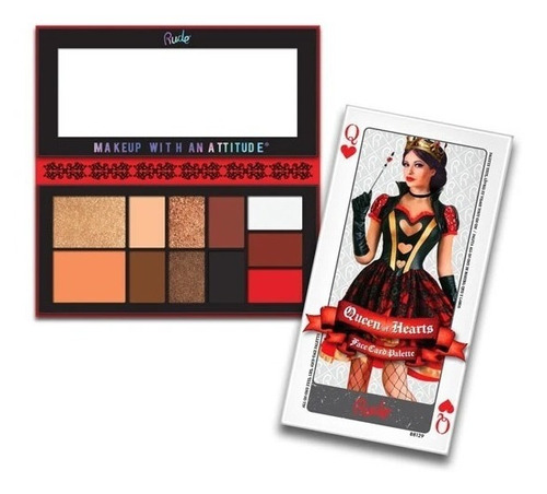 Paleta De Sombras Reina De Corazones Ru - g a $9082