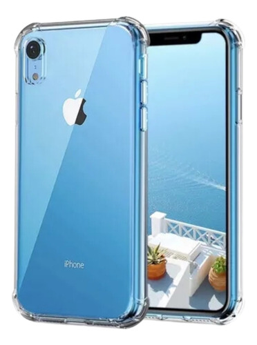 Funda Antishock Transparente Para iPhone + Vidrio Templado