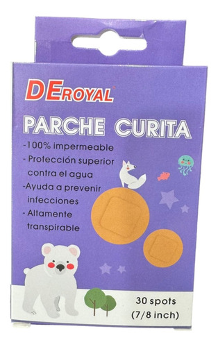 Set 6 Pack De 30 Parches Curitas Redondo 7/8inch