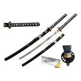 Katana Kill Bill Diablo Super Lujo 100% Funcional Kit + Base