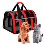 Mochila Bolsa Transportadora Mascota Gato Perro Portatil M