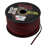 Rollo Cable Bocina 100mts Calibre 18 100% Cobre Ofc Krack 