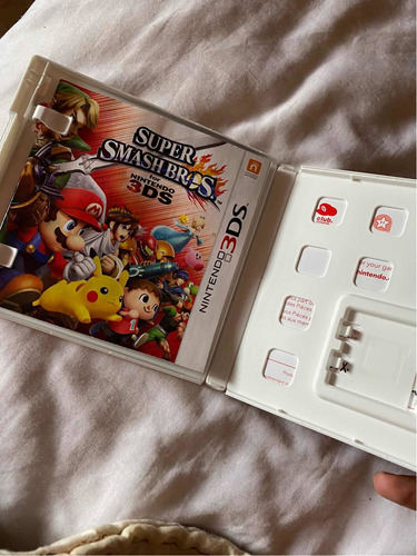 Solo Caja De Súper Smash Bros 3ds Original Repuesto