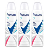 Kit 3 Desodorante Rexona Feminino Sem Perfume 72h 150ml