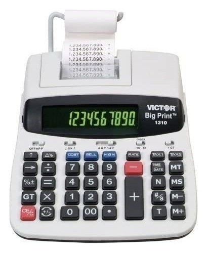 Victor 1310 Calculadora De Impresión Comercial De Gran Impre