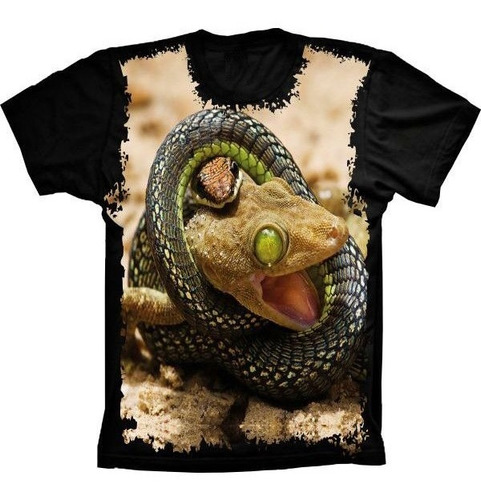 Camiseta Estilosa 3d Animais - Snake