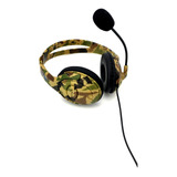 Headset Com Microfone Gamer Camuflado Para Ps4/ Xbox/pc