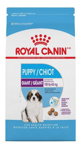 Alimento Perro Royal Canin Puppy Giant 15kg. Razas Mascotas