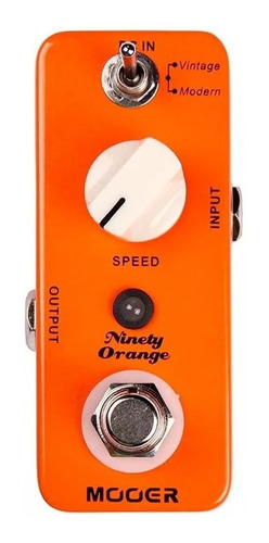 Pedal Efeito Mooer Ninety Orange Phaser Vintage Modern