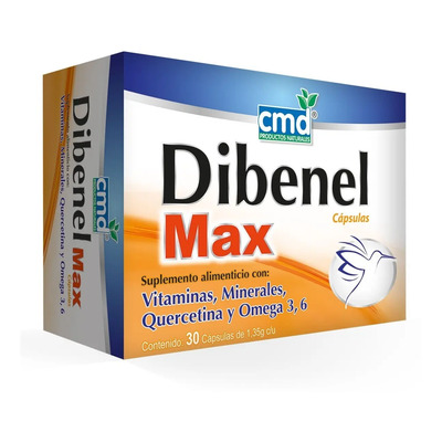 Dibenel Max Multivitaminico, Quercitina, Omega C\u002F30 Cáps Cmd | MercadoLibre