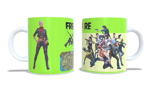 Caneca Personalizada Free Fire Mod.9 Porcelana 