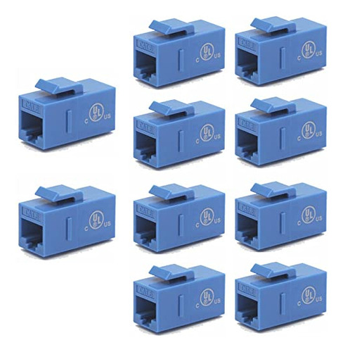 Acoplador En Línea Vcelink Rj45 Cat6 Keystone Jack Con Certi