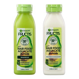 Shampoo + Acodicionador Fructis Hair Food Aguacate