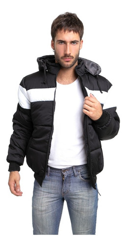 Campera Hombre Impermeable Abrigo Capucha C.art 429