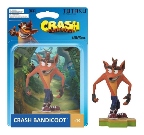 Crash Bandicoot Figura Totaku N3 Original Raro 