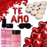 Kit Surpresa Romantica Venda Espuma E Sal De Banho Rosas