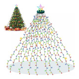 Decoración De Árbol De Navidad De 2 M, 400 Luces Led Con Est