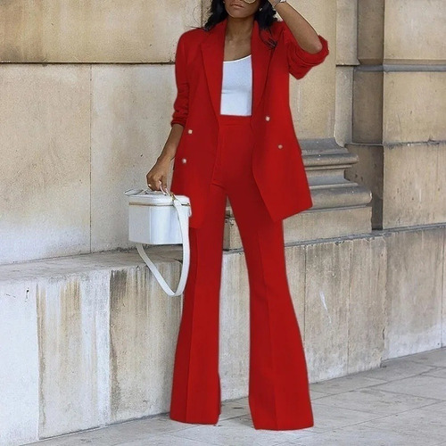 Conjunto De Traje Para Mujer Blazer Y Pantalón Antonella