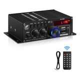 Amplificador De Potencia De Audio Bluetooth 5.0 Ak-380 400w+