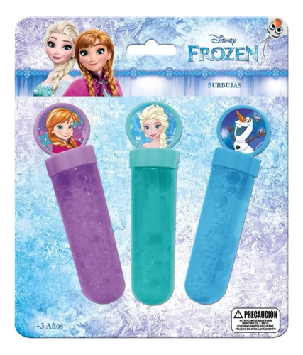 Set Burbujas Basica 3 Unidades Frozen Disney