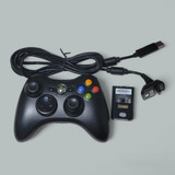 Mando Xbox 360 Original Con Cable Carga Y Juega Original