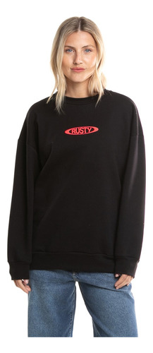 Buzo Rusty Racer Oversize Mujer Crew