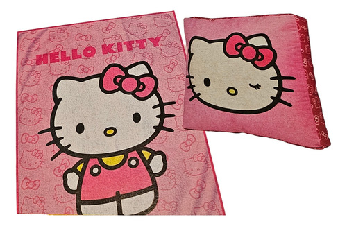 Kit Manta + Almofada Hello Kitty