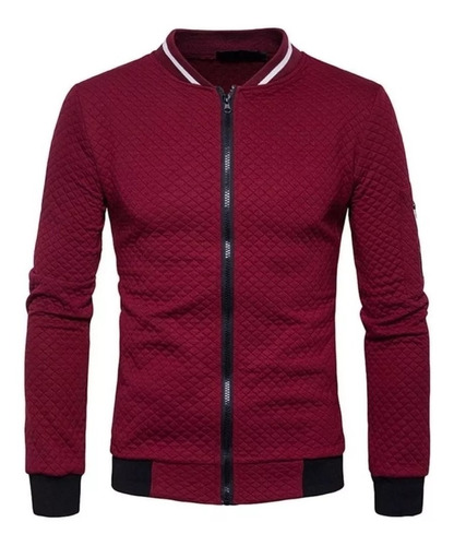 Jaqueta Bomber Slim Masculina. Ref: 848