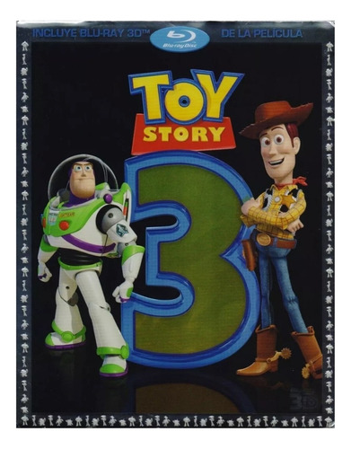 Toy Story 3 Tres Disney Pelicula Pixar Blu-ray 3d