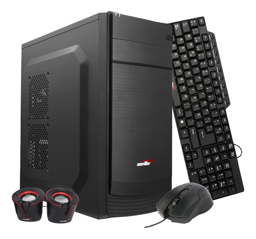 Gabinete Sentey G50 Kit Mouse+teclado+parlante C/fuente 600w