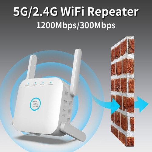 Amplificador De Señal Wifi 5g Wi-fi 12 Repetidor Extensor