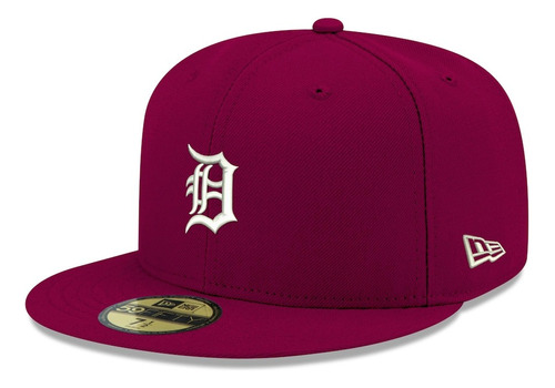 Gorra New Era Tigres Detroit Tigers 59fifty Plana Cardinal