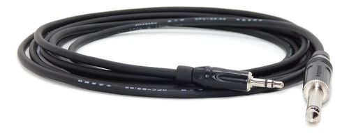 Cable Pro Plug 3,5 Stereo Amphenol A 1/4 Mono Amphenol X 3 M