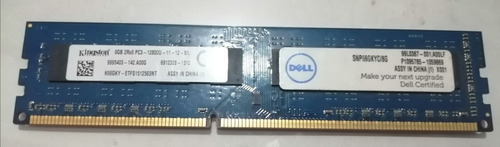 Memoria Ddr3 8gb Pc3-12800 1600mhz Pc Dell Kingston 
