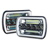 Amuniesun Par De Faros Delanteros Led De 7 X 6 5 X 7 6052 60