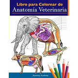 Libro Para Colorear De Anatomia Veterinaria : Libro De Trabajo Para Colorear De Autoevaluacion De..., De Anatomy Academy. Editorial Muze Publishing, Tapa Blanda En Español