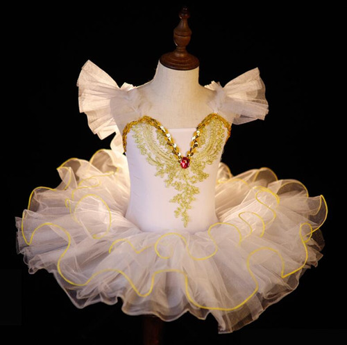 Vestido De Baile Con Tutú De Ballet Para Niños Pequeños Rop